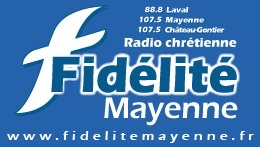 Logo Radio Fidélité — Fidélité Mayenne, née de l’antenne nantaise