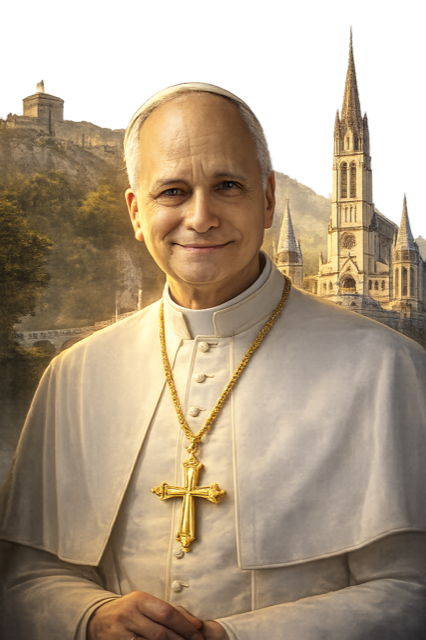 Le pape à Lourdes