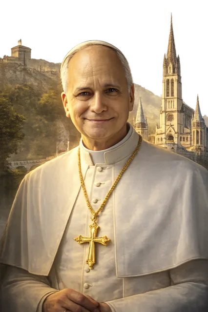 Le pape à Lourdes