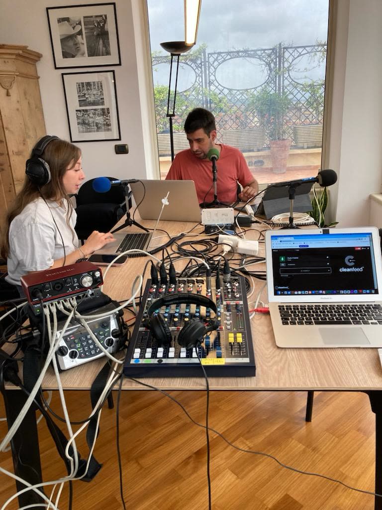 Le studio de Radio Fidélité à Rome, mai 2025, photo 2