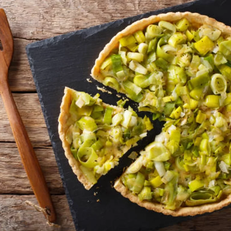 Quiche briochée aux poireaux
