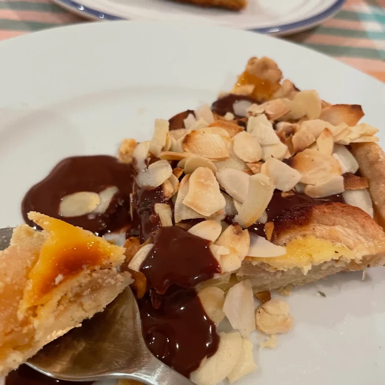 Tarte aux pommes et amande