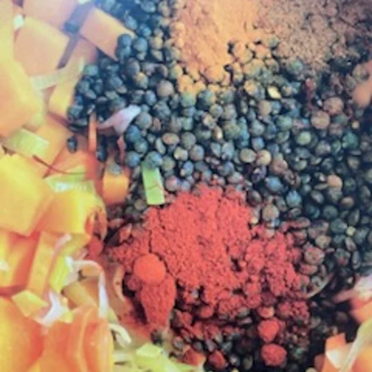 Lentilles butternut aux épices