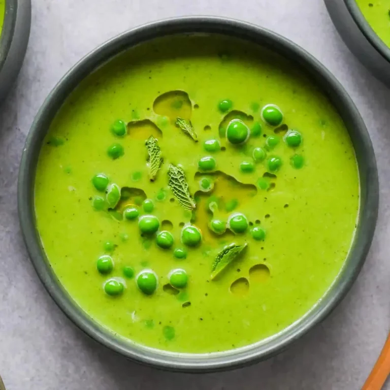 Bouillon de petits pois