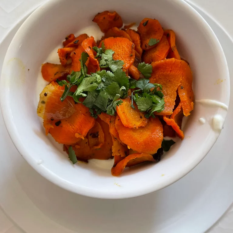 Les carottes épicées sauce citronnée
