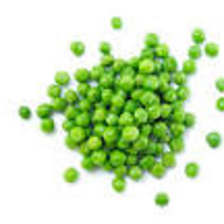 Flans aux oignons blancs et petits pois