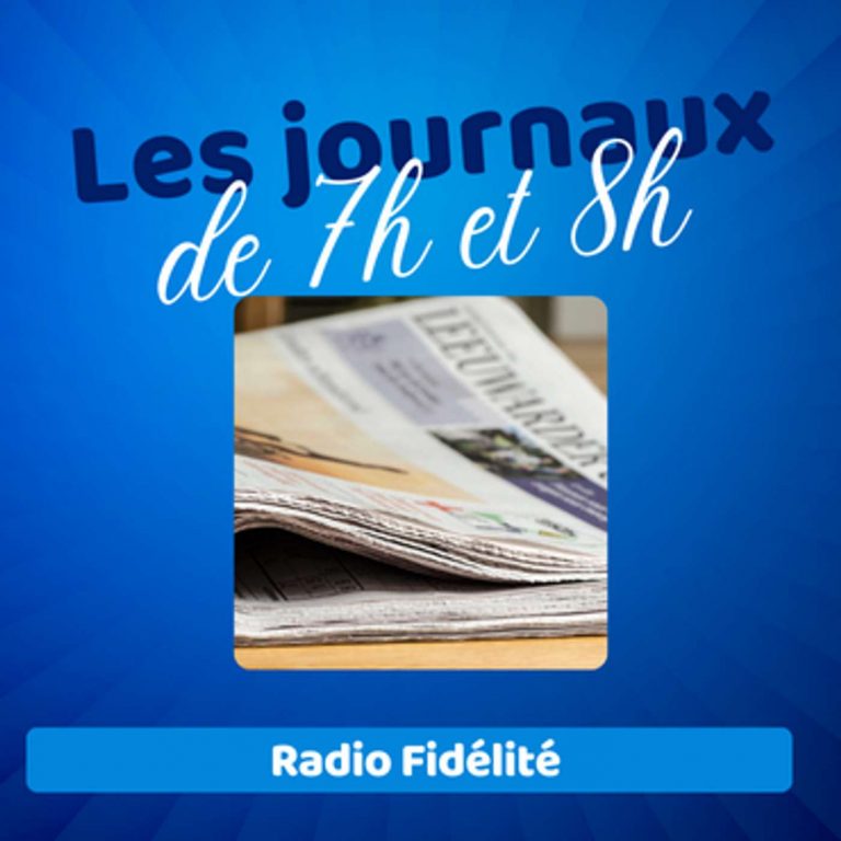 Journal du mardi 7 octobre 2025 – 08h