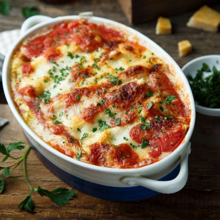 Cannellonis au brocciu et aux tomates cœur de bœuf