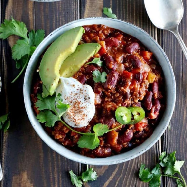 Chili vegan au quinoa