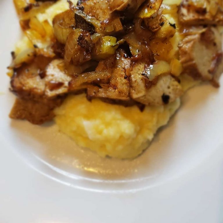 Purée de céleri/p de terre et soja émincés