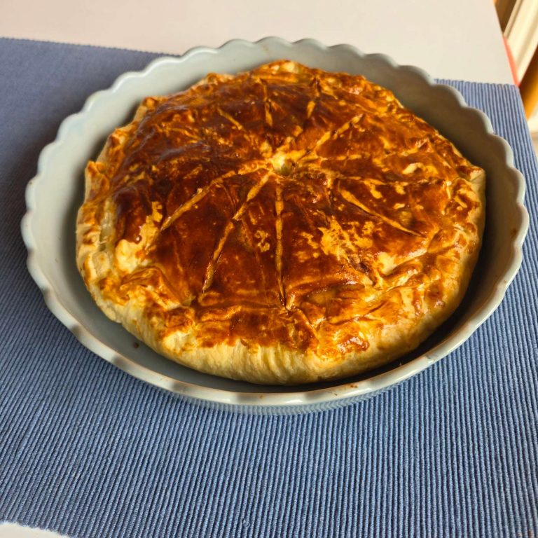 Galette aux pommes et amandes