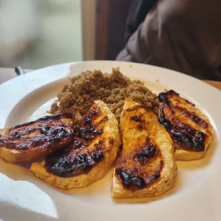 Céleri grillé et Quinoa