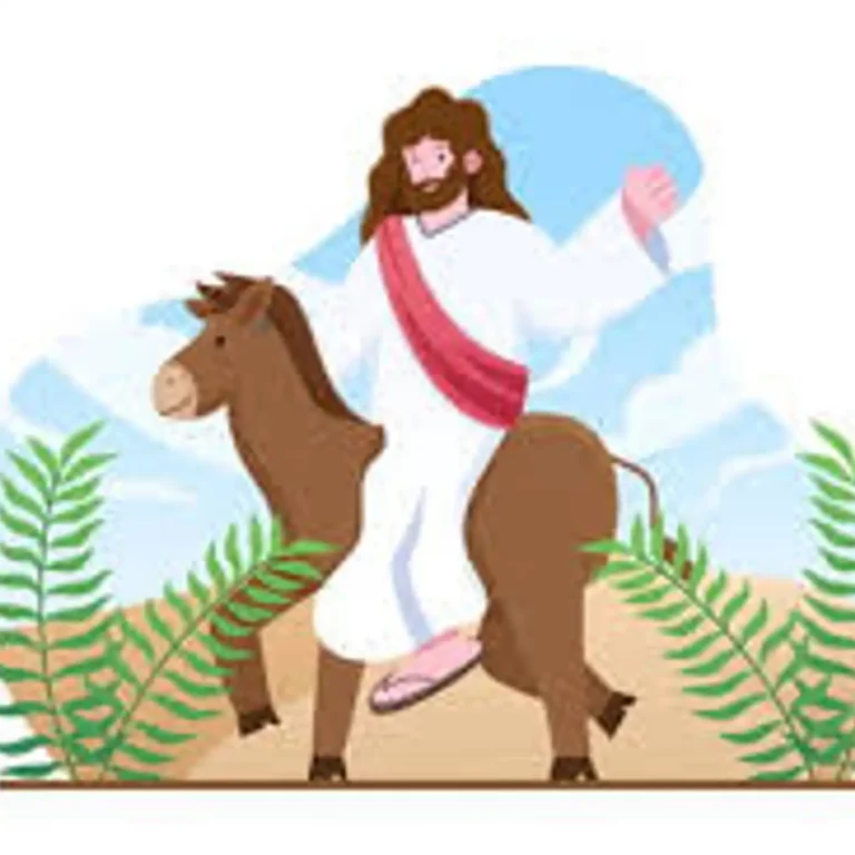 Jésus entre à Jérusalem sur un petit âne !